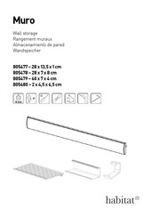 Habitat Muro 805477 Manual De Instrucciones