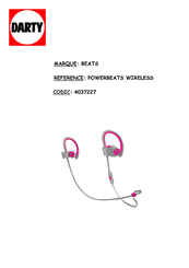 Beats B0516 Manual Del Usuario