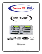 American DJ Audio PROFORMER Serie Manual De Instrucciones