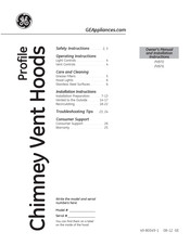 GE PV970 Manual Del Propietario E Instrucciones De Instalación