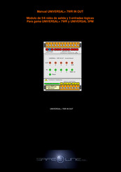 Safeline UNIVERSAL+ 7WR IN OUT Manual