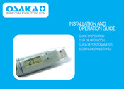 Osaka TERMOLOGGER USB-THR Guía De Operación