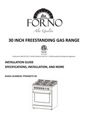 Forno FFSGS6275-30 Guia De Instalacion