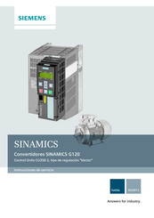 Siemens SINAMICS G120 Instrucciones De Servicio