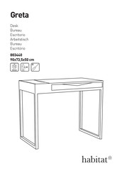 Habitat Greta 803440 Manual De Instrucciones