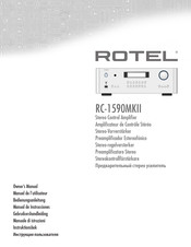 Rotel RC-1590MKII Manual De Instrucciones