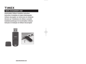 Timex DATA XCHANGER USB Instrucciones De Instalación