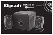 Klipsch ProMedia 2.1 Manual Del Propietário