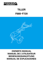 Honda F720 Manual De Explicaciones