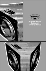 Klipsch RT-12d Manual Del Propietário