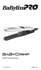 BaByliss PRO BABYCRIMP BAB2151E Manual De Instrucciones