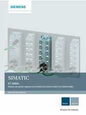 Siemens SIMATIC ET 200AL Manual De Producto