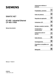 Siemens SIMATIC NET CP 442-1 RNA Manual De Producto