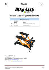 Bike-Lift CFL-500/Q Manual De Uso Y Mantenimiento