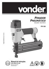 vonder PPV 500 Manual De Instruciones