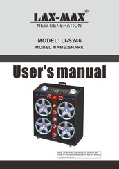 Lax-Max SHARK Manual De Usuario