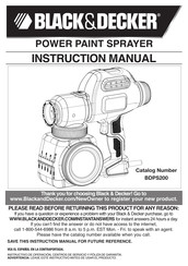 Black and Decker BDPS200 Manual De Instrucciones