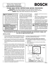 Bosch DHG6003UC Instrucciones De Instalación