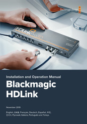 Blackmagic Design HDLink Manual De Instalación Y Funcionamiento