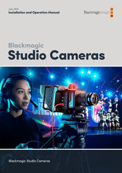 Blackmagic Design Studio Camera 4K Plus Manual De Instalación Y Funcionamiento