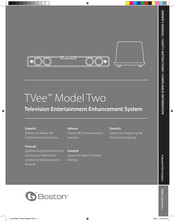 Boston Acoustics TVee Model Two Manual Del Usuario