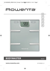 Rowenta BODYMASTER BR60 Serie Manual Del Usuario