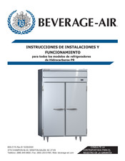 Beverage-Air PR2HC-1AHS Instrucciones De Instalación Y Funcionamiento