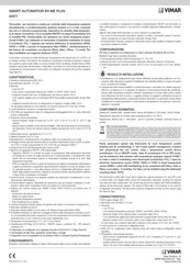Vimar ELVOX SMART AUTOMATION BY-ME PLUS 02971 Manual De Instrucciones