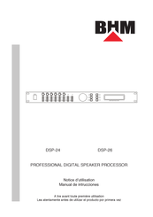 BHM DSP-24 Manual De Intrucciones