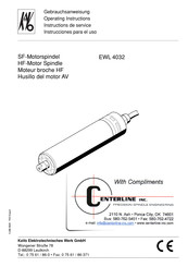 KaVo EWL 4032 Instrucciones Para El Uso