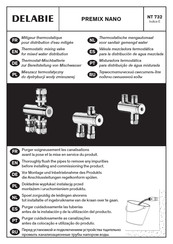 Delabie PREMIX NANO 732216 Manual De Instrucciones