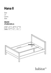 Habitat Hana II 806233 Manual De Instrucciones