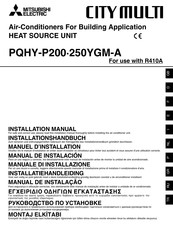 Mitsubishi Electric City Multi PQHY-P200YGM-A Manual De Instalación