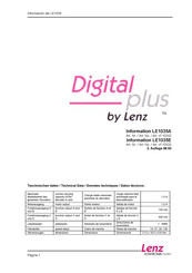 Lenz Elektronik Digital plus LE1035E Manual Del Usuario