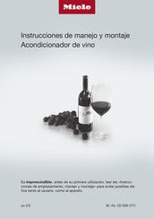 Miele KWT 6321 UG Instrucciones De Manejo Y Montaje