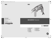 Bosch GSB 1600 RE Professional Manual Original