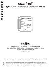 Zamel exta free RNP-01 Manual De Instrucciones