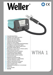 Weller WTHA 1 Traducción Del Manual Original