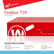 Watchguard Firebox T70 Guia De Inicio Rapido