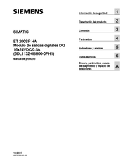 Siemens 6DL1132-6BH00-0PH1 Manual De Producto