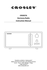 Crosley Harmony CR3037A Manual Del Usuario