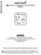 Zamel exta free RDP-01 Manual De Instrucciones