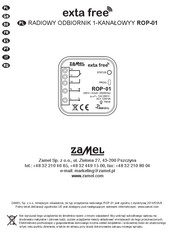 Zamel exta free ROP-01 Manual De Instrucciones