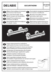 Delabie SECURITHERM DEL H9741 SECURITH.DCH RAC.S/P Manual De Instrucciones