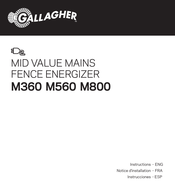 Gallagher M800 Instrucciones