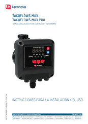 Taconova TACOFLOW3 MAX Instrucciones Para La Instalación Y El Uso