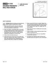 Uline H -1335 Manual Del Usuario