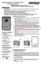 Intermatic Grasslin GM40AV Serie Instrucciones De Instalación Y  Operación