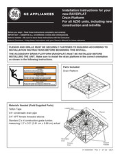 GE RAVDPLAT Instrucciones De Instalación