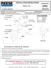 Reese 37051 Instrucciones De Instalación